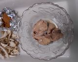 さばの水煮缶と大根と人参であら汁風味噌汁作り方5写真