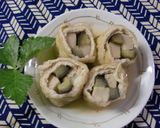 なすと高野豆腐の信田巻き作り方4写真