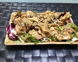チキンソテーの棒棒鶏風作り方10写真