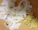 ゴーヤと鶏ひき肉のあん作り方1写真