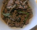 豚肉とニラもやしの醤油麹炒め♪作り方4写真