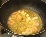 【簡単】魚介のトマトスープパスタ作り方2写真