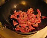 牛肉のきのこバター醤油炒め作り方1写真