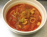 【簡単】魚介のトマトスープパスタ作り方8写真