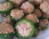 ゴーヤ肉詰め作り方3写真