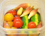 夏野菜のお漬物（トマト・きゅうり・茗荷）作り方3写真