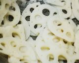 れんこんと柿の前菜作り方3写真