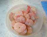 味覇で海老とキャベツの卵炒め作り方1写真