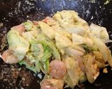 味覇で海老とキャベツの卵炒め作り方9写真