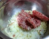 和風ハンバーグ　（高野豆腐で）作り方2写真