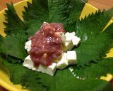 クリームチーズと酒盗のおつまみ作り方4写真