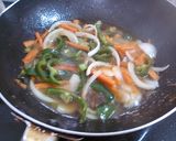 豚炒めの甘酢野菜あんかけ作り方4写真