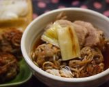 【冷凍蕎麦】鴨南蛮☆きのこ団子そば作り方7写真