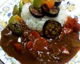 ☆広島の長茄子＆ジャンボピーマンカレー☆作り方10写真