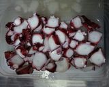 簡単☆タコとグレープフルーツのサラダ作り方1写真