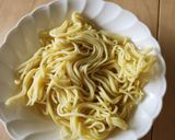レンジ4分☆肉味噌濃厚そば☆鬼旨昼食弁当作り方1写真