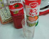 簡単カクテル気分♪トマトオレンジジュース作り方1写真