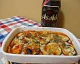 なすとしめじのトマトチーズ焼き作り方4写真