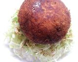 カレーinゼリーフライでソースカツ丼風作り方3写真