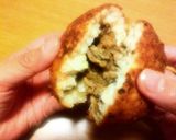 カレーinゼリーフライでソースカツ丼風作り方4写真