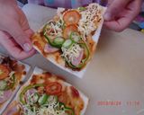 ＊子どもと作る簡単ピザ＊作り方5写真