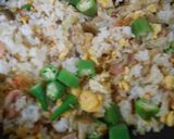 イクラとしめじの炒めご飯・バター醤油味作り方13写真