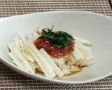 ５分で簡単☆長芋の梅肉あえ☆作り方2写真