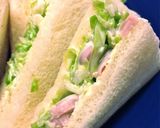 キャベツと魚肉ソーセージのサンドイッチ作り方5写真
