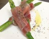シャンパンに♪アスパラのチーズ生ハム巻き作り方3写真