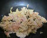 豚ニラキムチのチーズ焼き作り方3写真