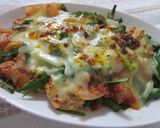 豚ニラキムチのチーズ焼き作り方6写真
