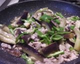 スタミナ回復！茄子と豚肉のピリ辛炒め♬作り方6写真