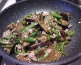 スタミナ回復！茄子と豚肉のピリ辛炒め♬作り方7写真