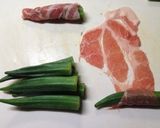 オクラの肉巻き♡作り方2写真