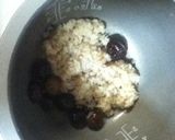 秋‼もち米なしのおこわ!?もちもち栗ご飯作り方3写真