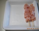 簡単♪ 練り梅で焼き鳥作り方3写真