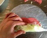 ハムとキャベツの生春巻き作り方8写真