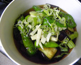 茄子としし唐の揚げ浸し作り方4写真