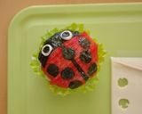 テントウムシのキャラ弁当（簡単おにぎり）作り方3写真
