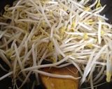 豚コマ肉とニラもやしの炒め物作り方3写真