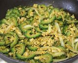 柚子胡椒+カレー粉でゴーヤのキーマカレー作り方6写真