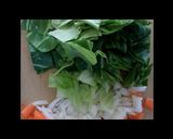 すいとん入り和中コラボスープ作り方4写真