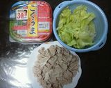 キムチとレタスの巻き巻き冷しゃぶ♪♪作り方1写真