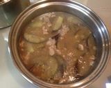 簡単♪＊なすと豚のお味噌汁＊作り方5写真