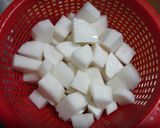 コロコロ大根の甘辛そぼろ煮(*^^)v作り方1写真