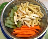 竹の子と蕗の煮物作り方1写真