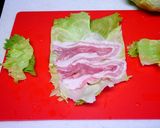 ♧レンジdeレタスロール♧作り方2写真