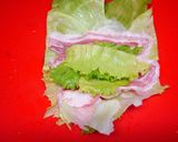 ♧レンジdeレタスロール♧作り方3写真