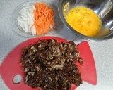 男子が喜ぶ！プルコギビーフの卵焼き作り方1写真