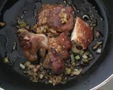 パリ鶏肉の甘酢ダレ丼作り方4写真